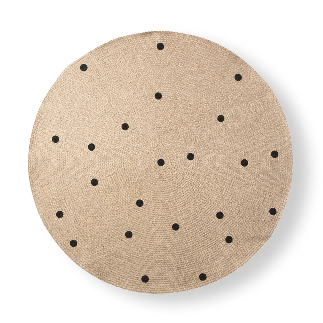 Tapete redondo Ferm Living, Black dots Ferm Living