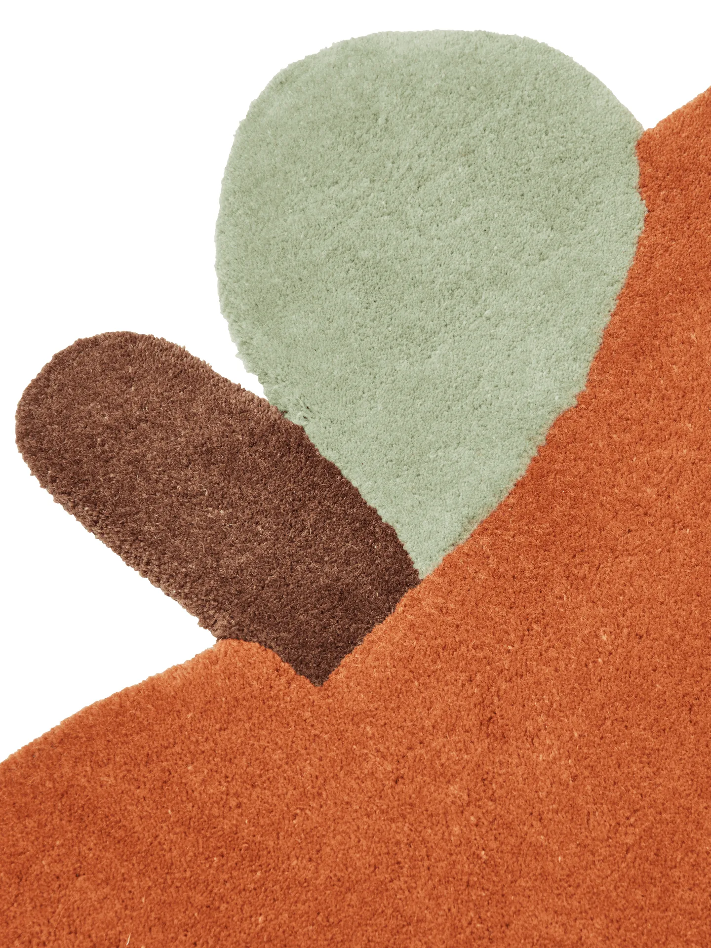 Tapete tufado Apple, Brown Clay, 110x110 cm Ferm Living