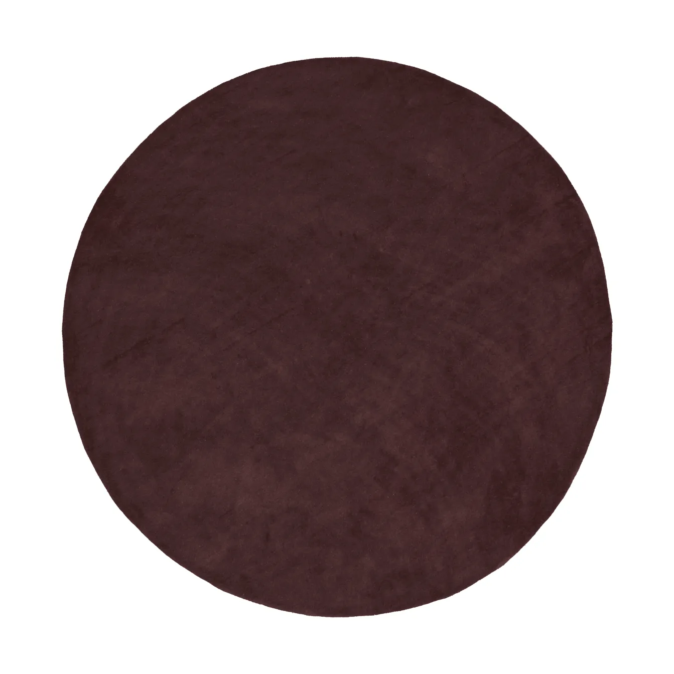 Tapete tufado Stille redondo, Pecan escuro, Ø240 cm Ferm Living