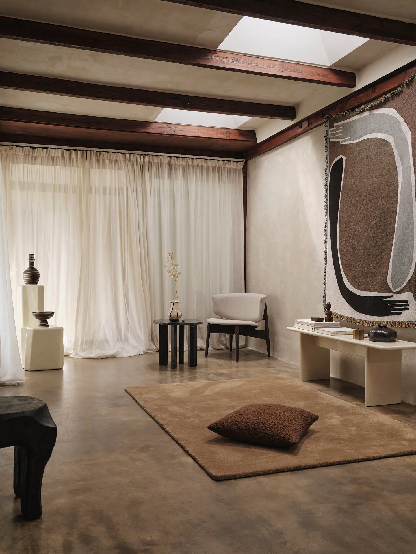 Tapete tufado Stille, Toffee, 140x200 cm Ferm Living