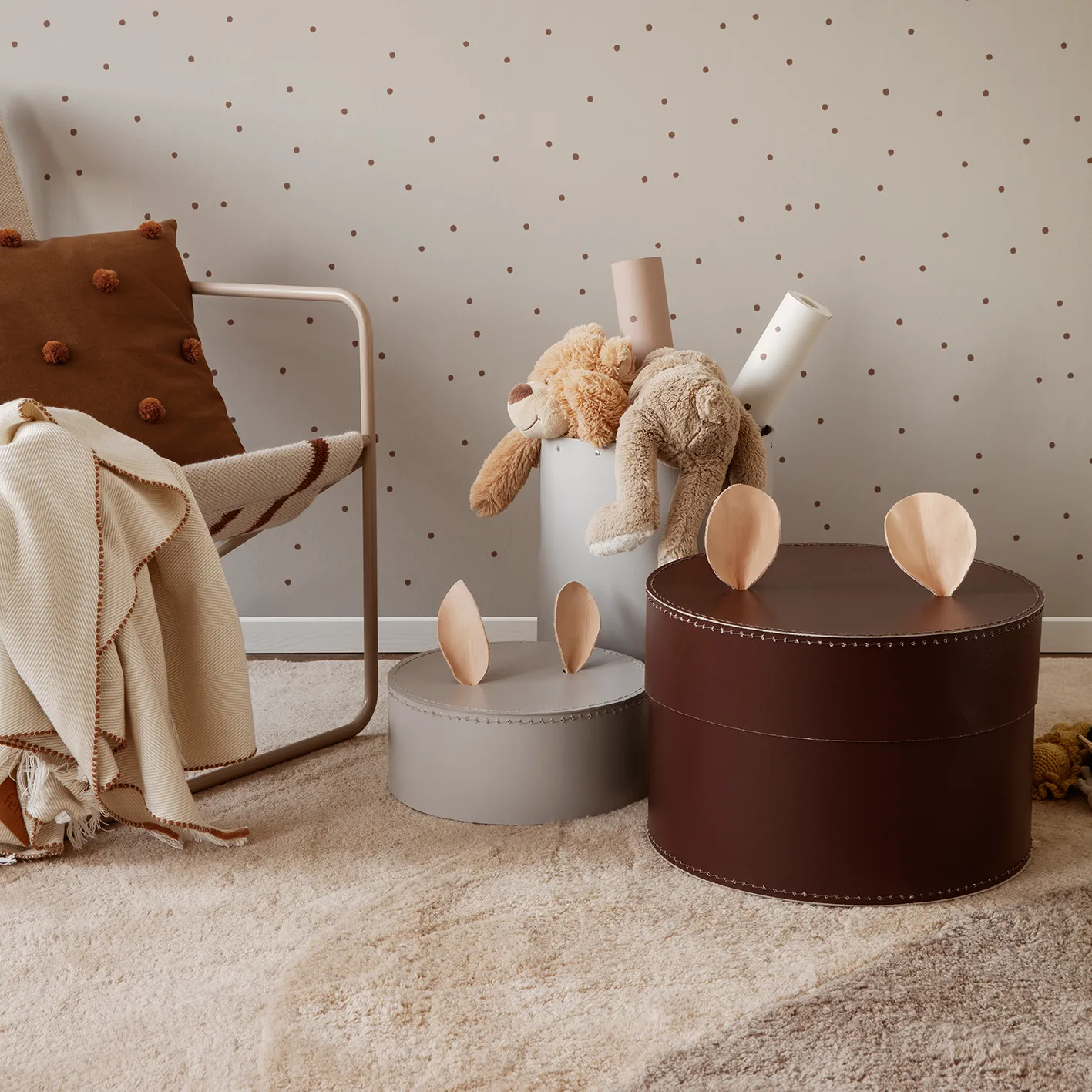 Tapete View 140x180 cm, Bege Ferm Living