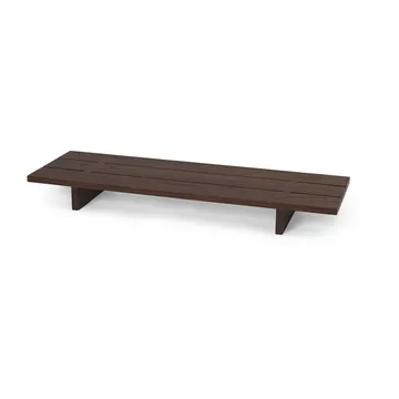 Tategu mesa bandeja 70x22,1x7 cm - Marrom escuro - Ferm Living