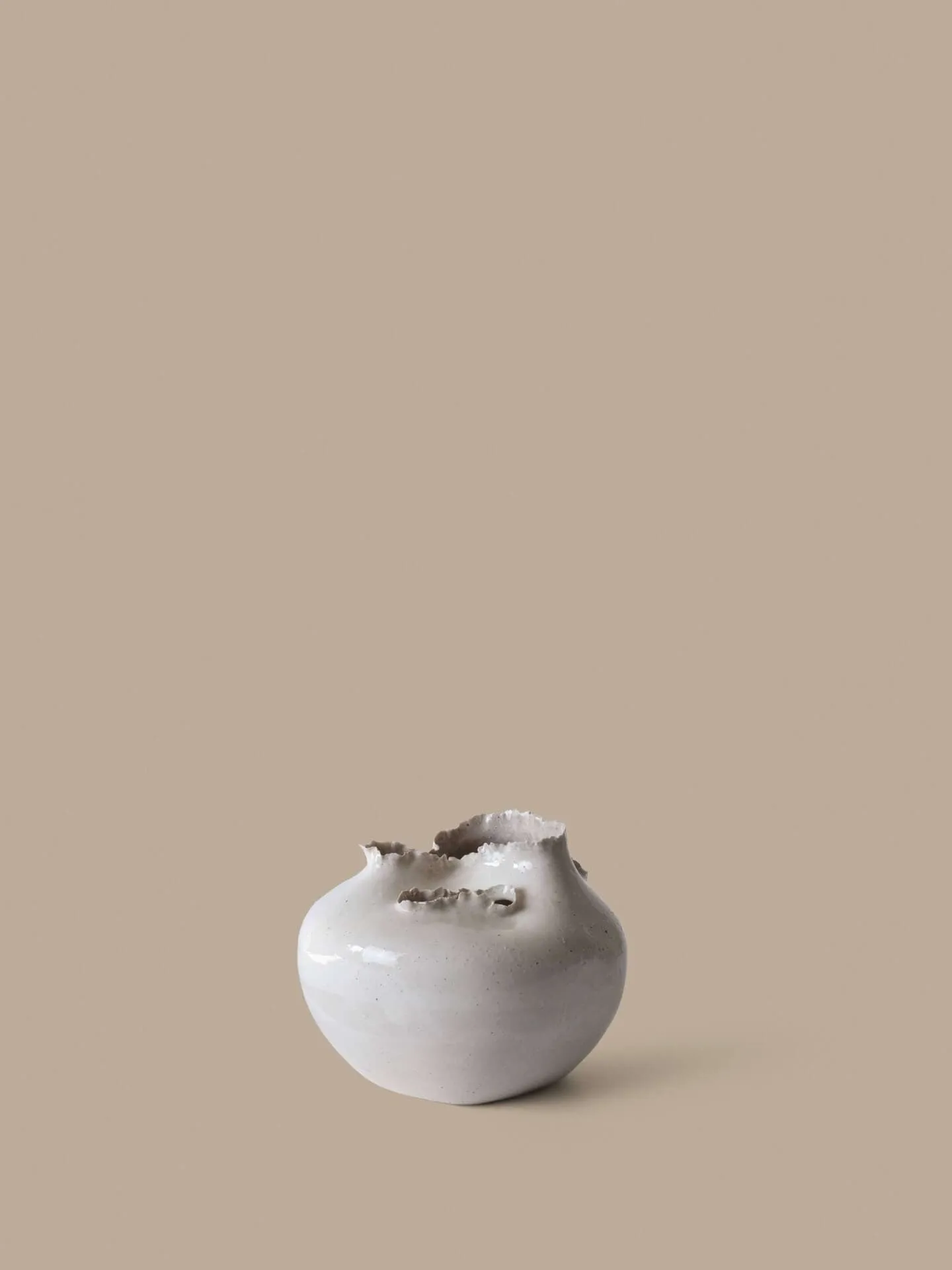 Tereo vaso, Off-white speckle, 18 cm Ferm Living