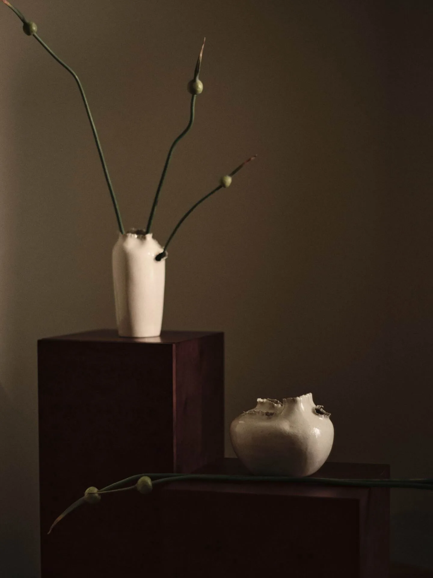 Tereo vaso, Off-white speckle, 18 cm Ferm Living