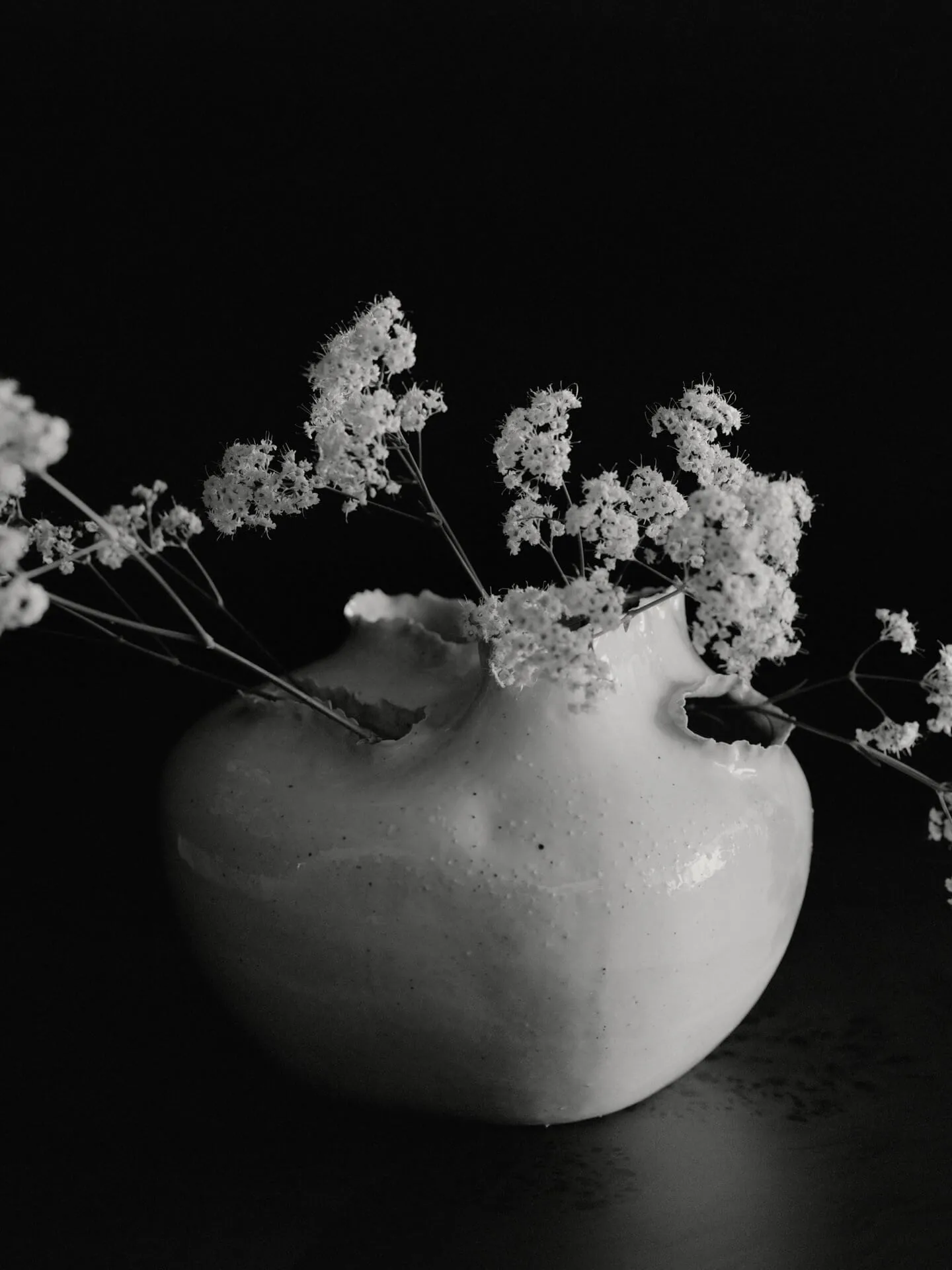 Tereo vaso, Off-white speckle, 18 cm Ferm Living