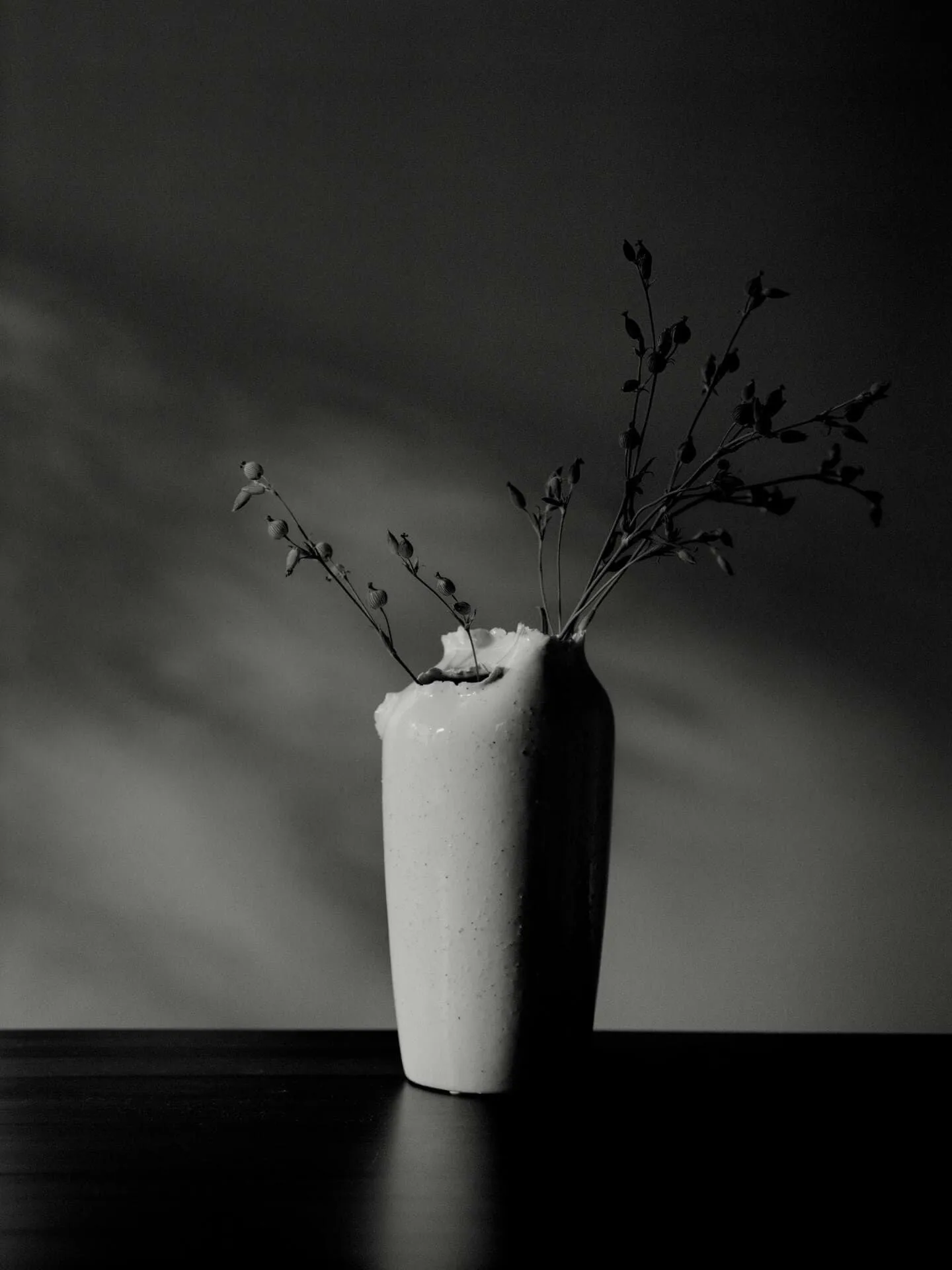 Tereo vaso, Off-white speckle, 27 cm Ferm Living