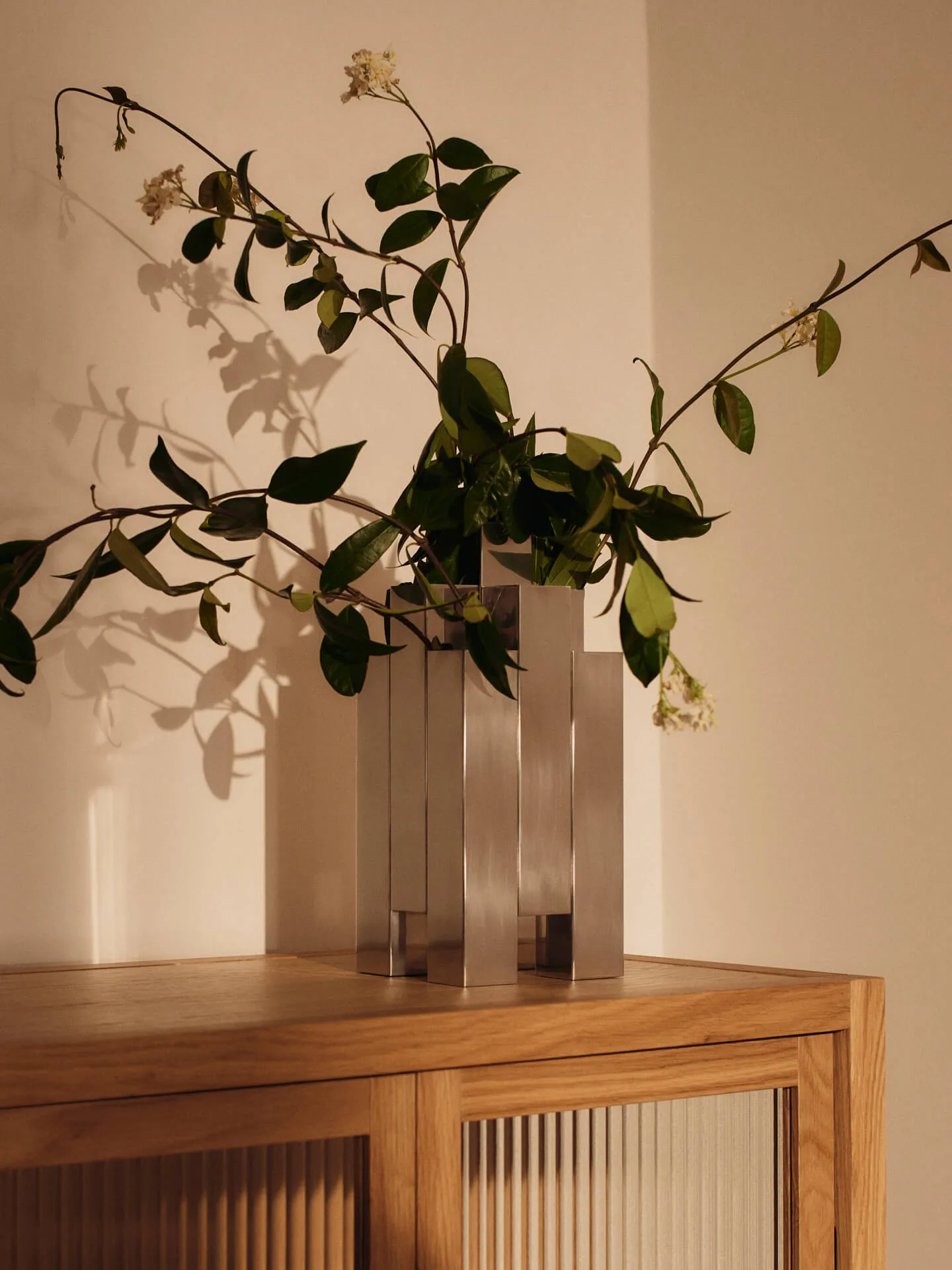 Tessera vaso 3x3, Mirror polished Ferm Living