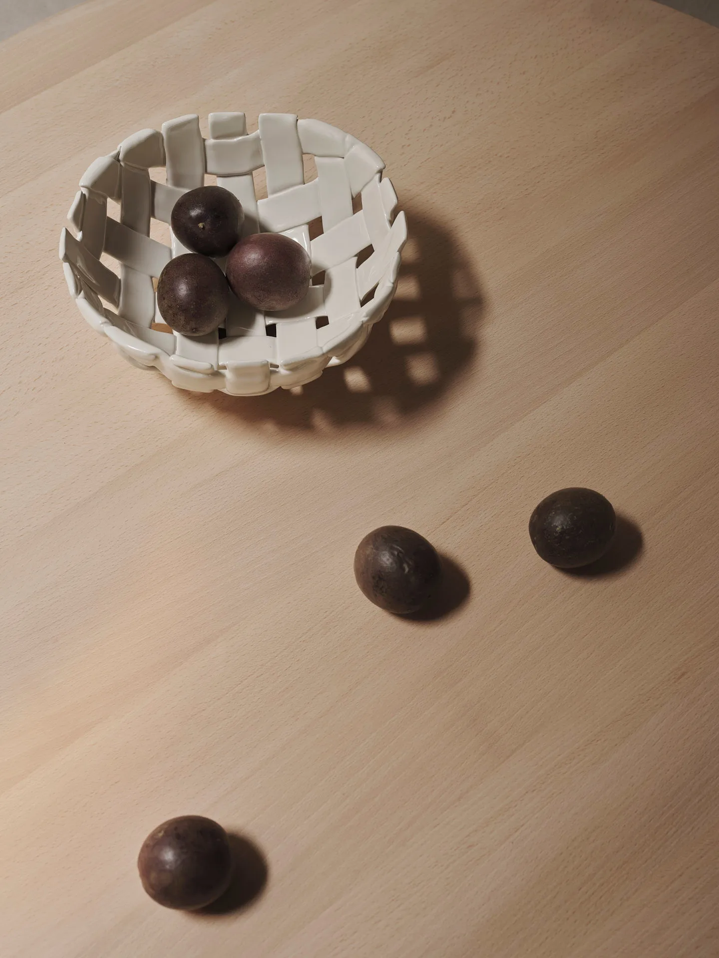 Tigela Plait Ø24 cm, Off white Ferm Living