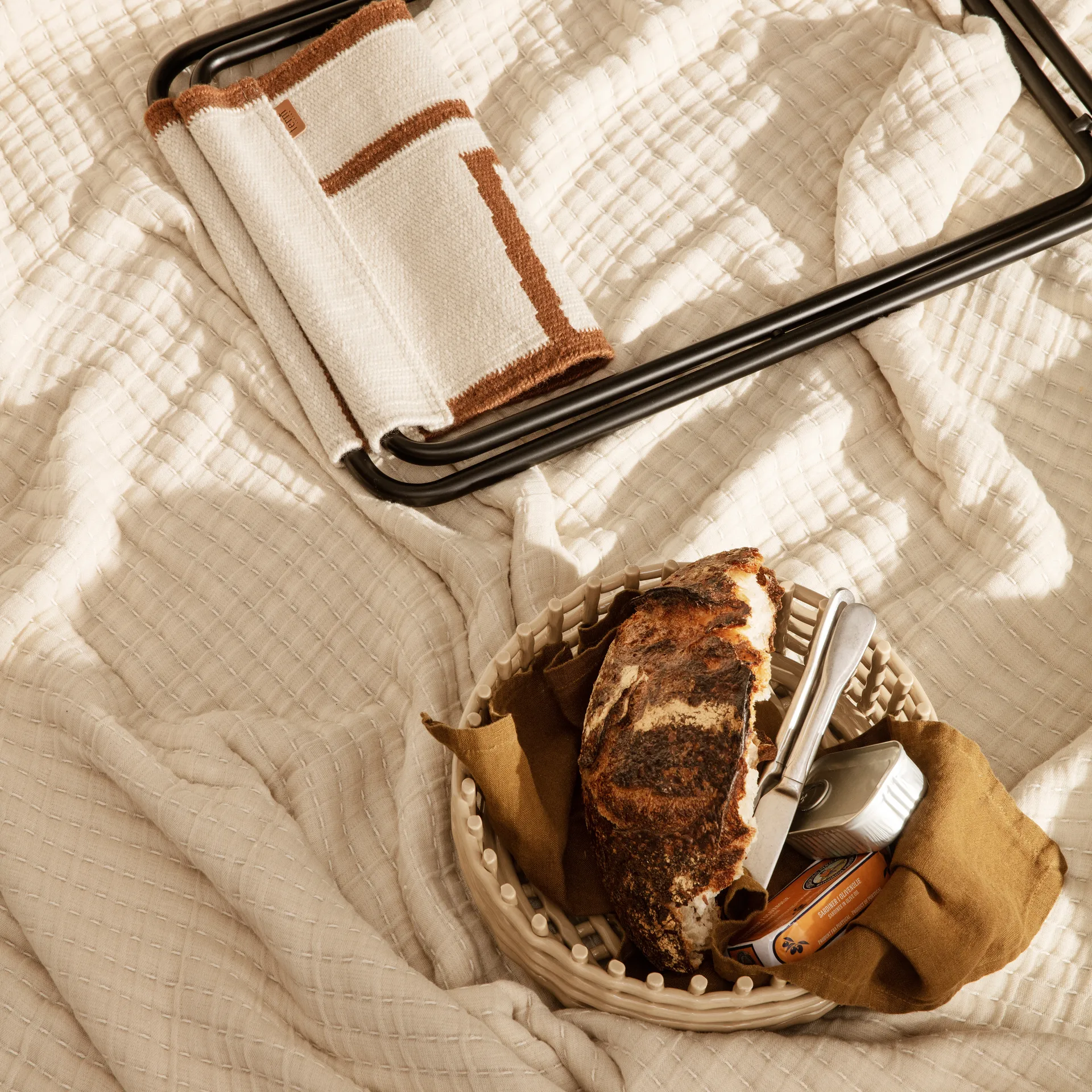 Tigela trançada Ceramic, cashmere Ferm Living