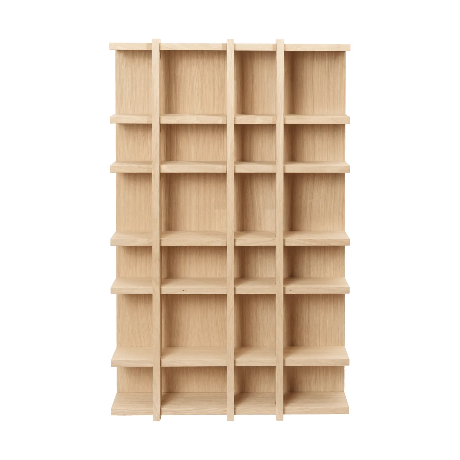 Tilem estante de livros, Folheado de carvalho, 4x6 Ferm Living