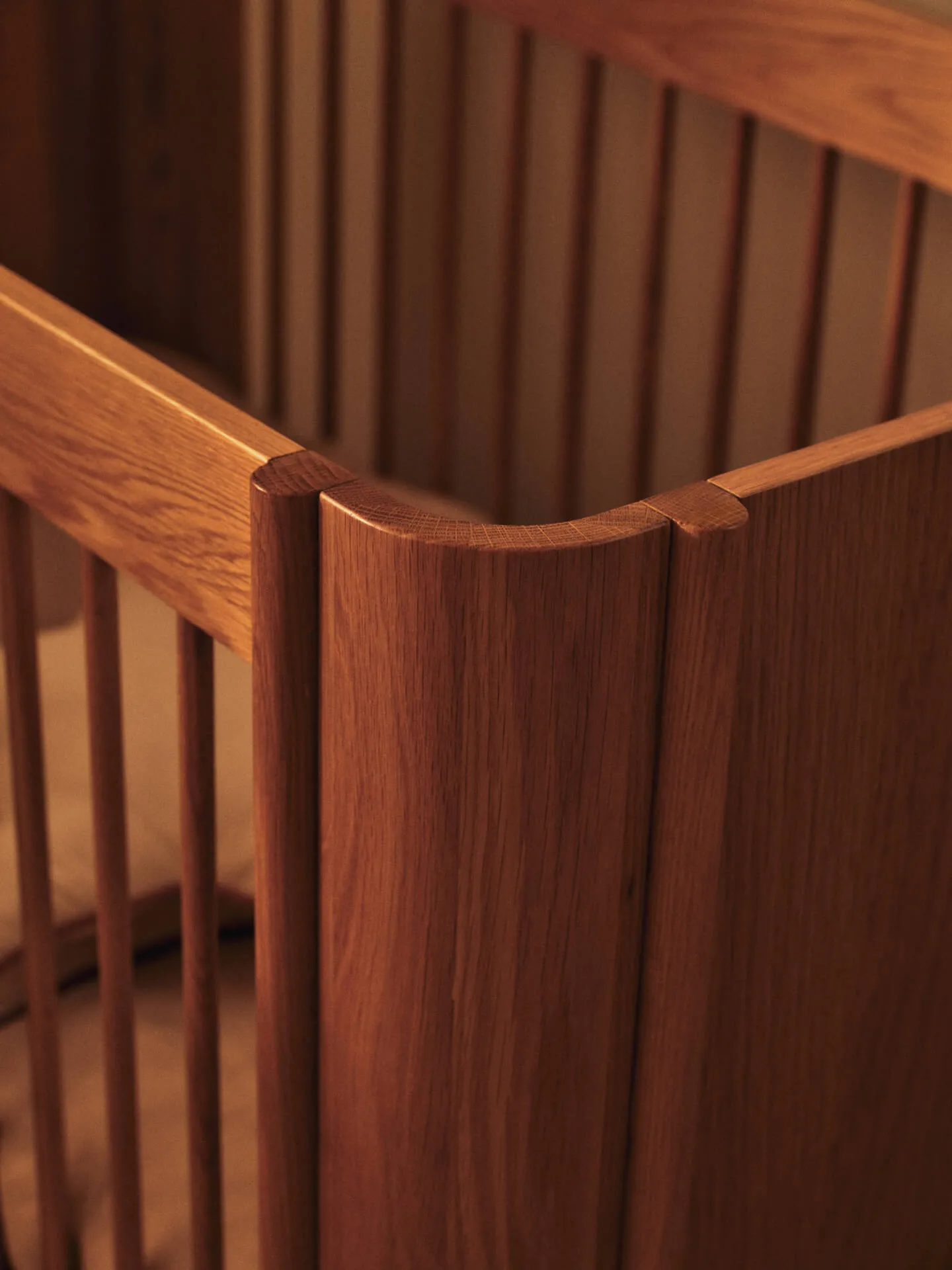 Tilu berço, Carvalho natural, 129x68,5x80 cm Ferm Living