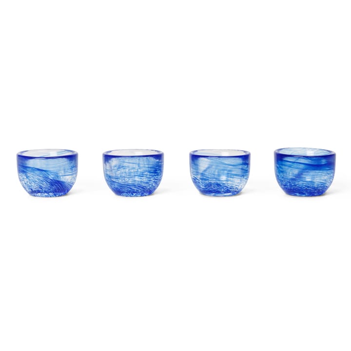 Tinta copo de ovos 4 un. Ø4.8 cm, Azul Ferm Living