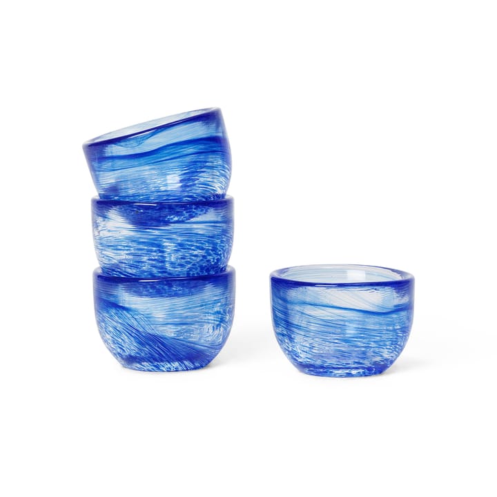 Tinta copo de ovos 4 un. Ø4.8 cm, Azul Ferm Living