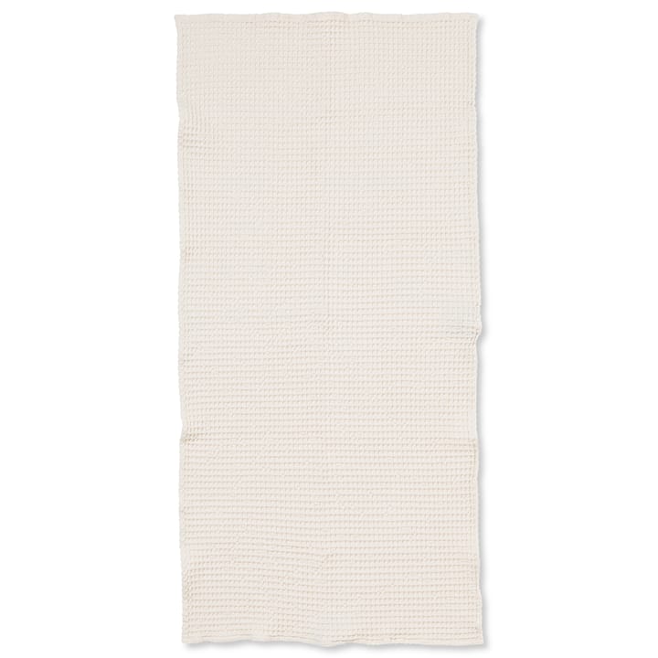 Toalha de algodão ecológico creme - 50x100 cm - ferm LIVING