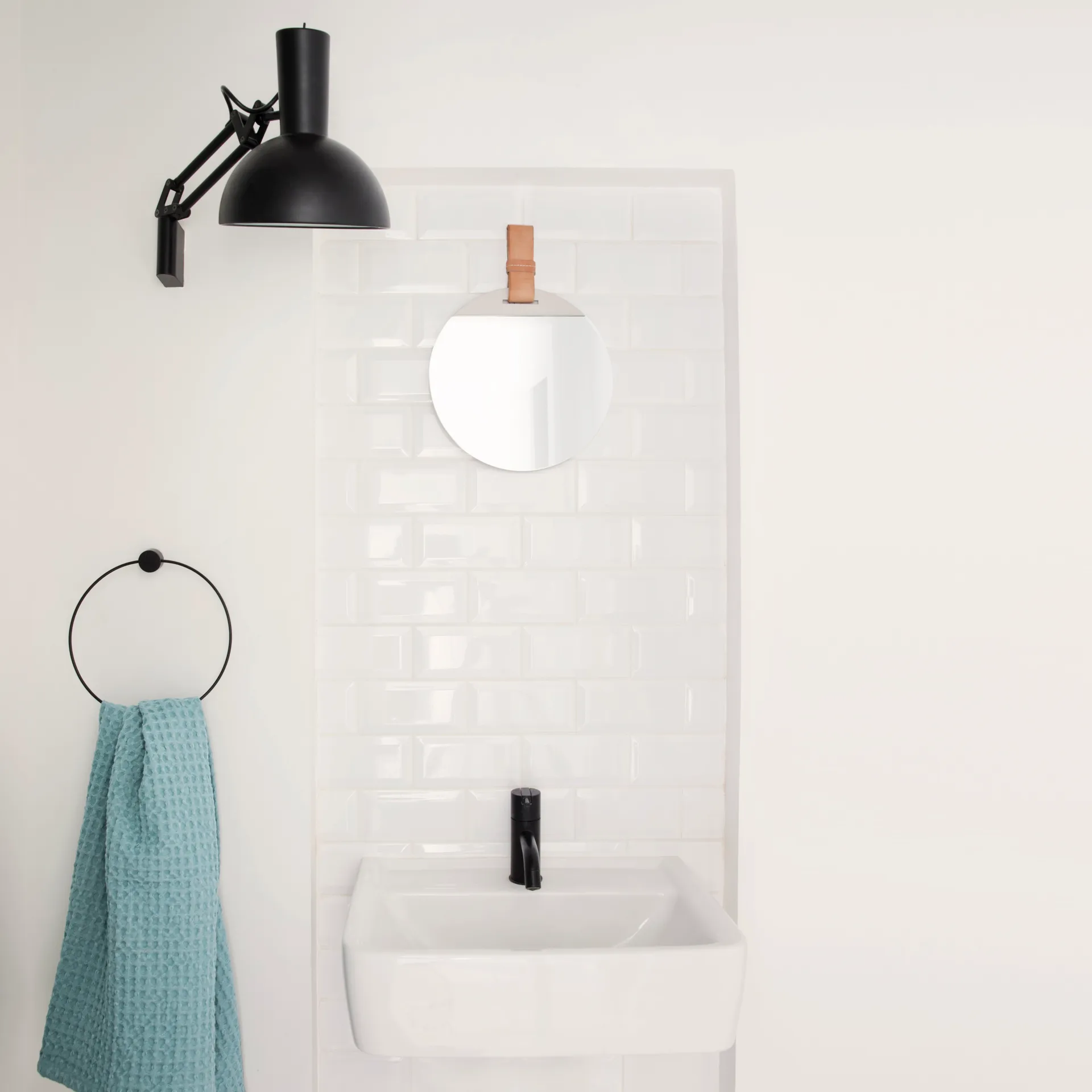 Toalheiro preto Ferm, preto Ferm Living