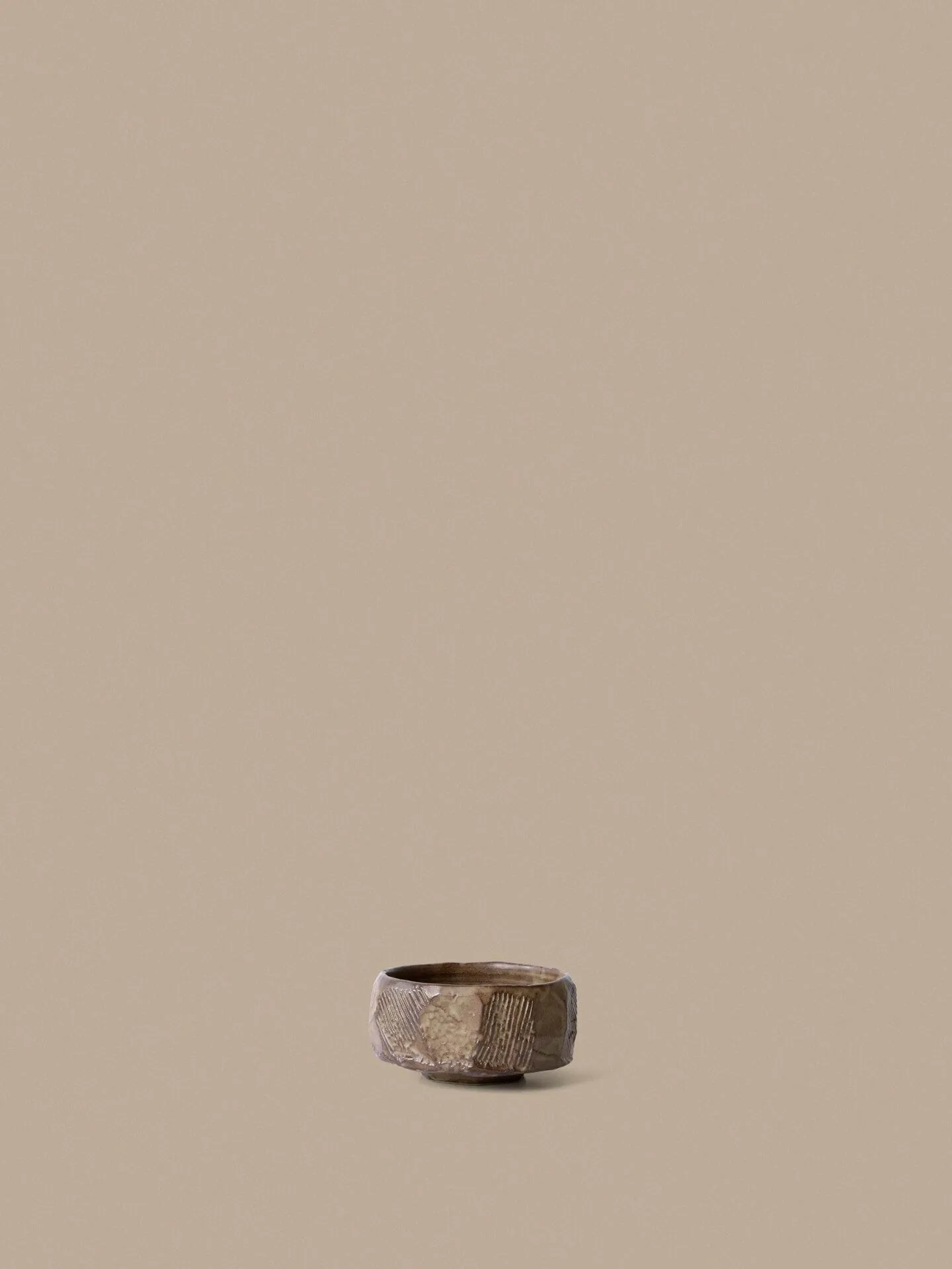 Toky taça, Dark buff, 13x13x7 cm Ferm Living