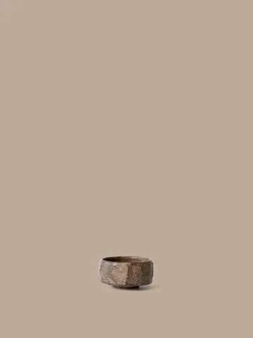 Toky taça - Dark buff, 13x13x7 cm - Ferm Living