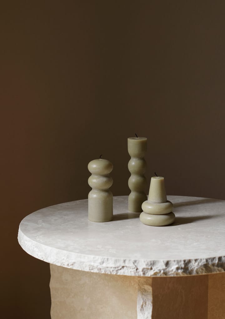 Torno velas 3 un. Ø4 cm, Sand Ferm Living