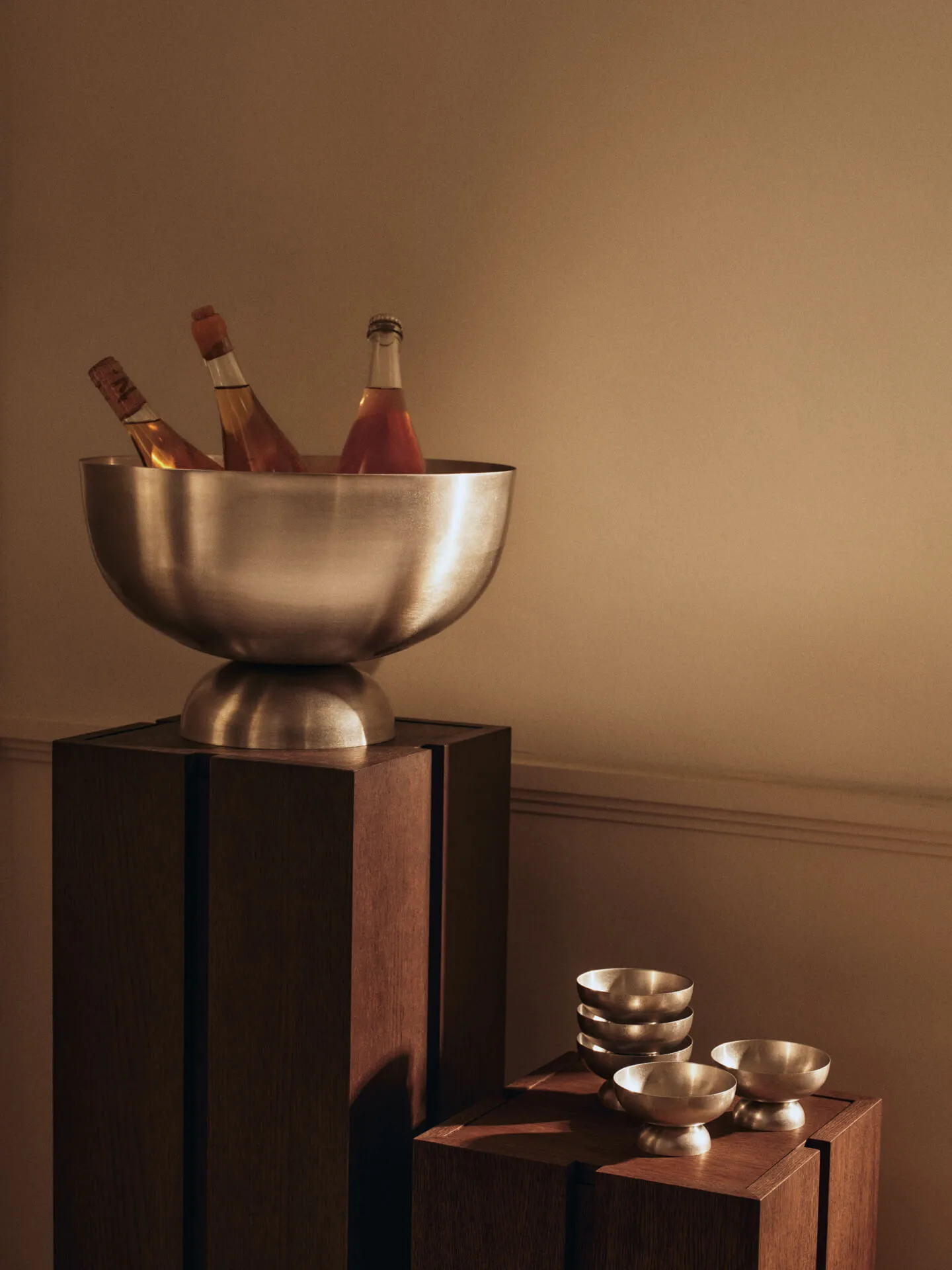Tumbled champagne cooler, Aço inoxidável Ferm Living