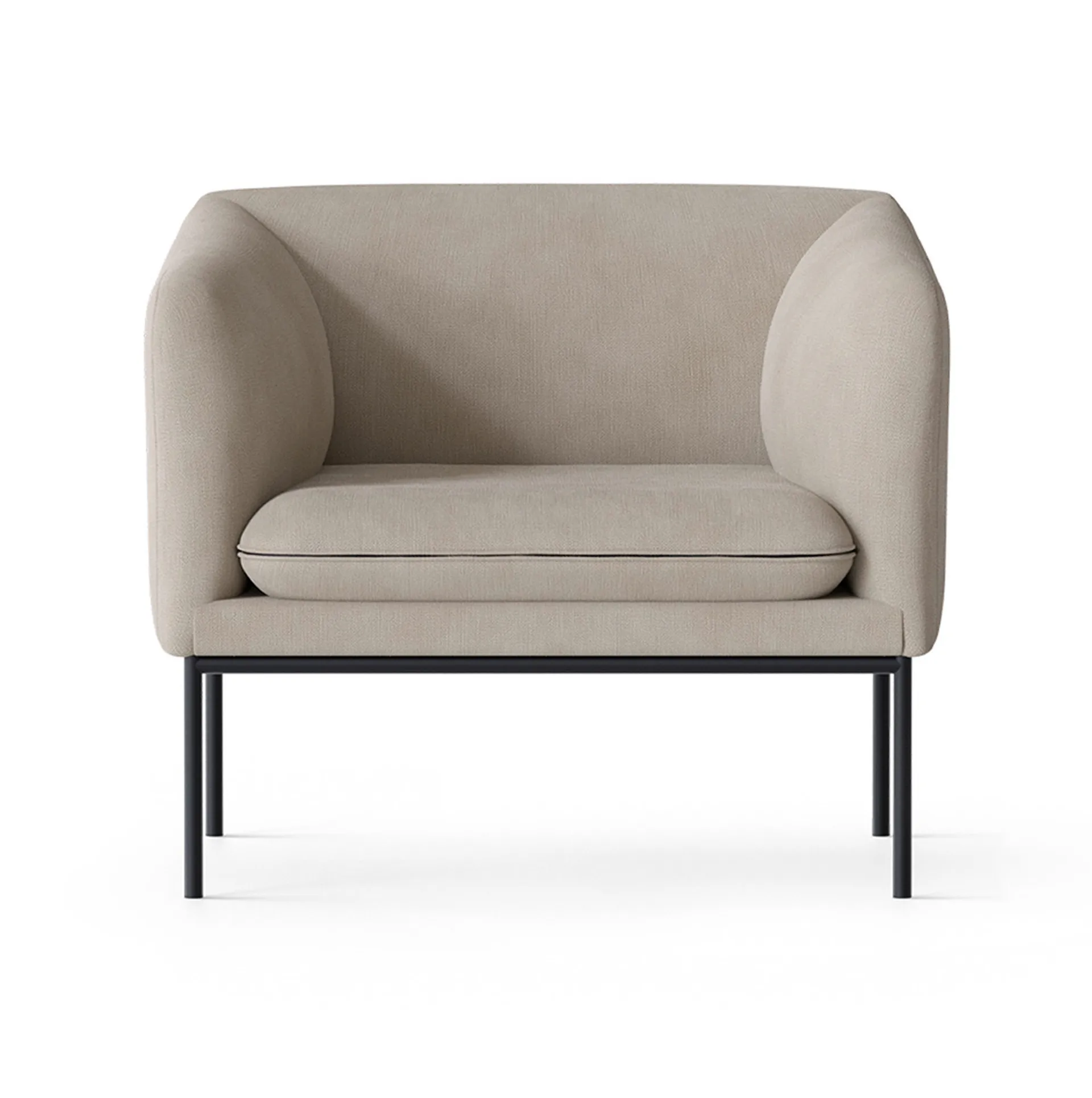 Turn poltrona, Algodão linho natural Ferm Living