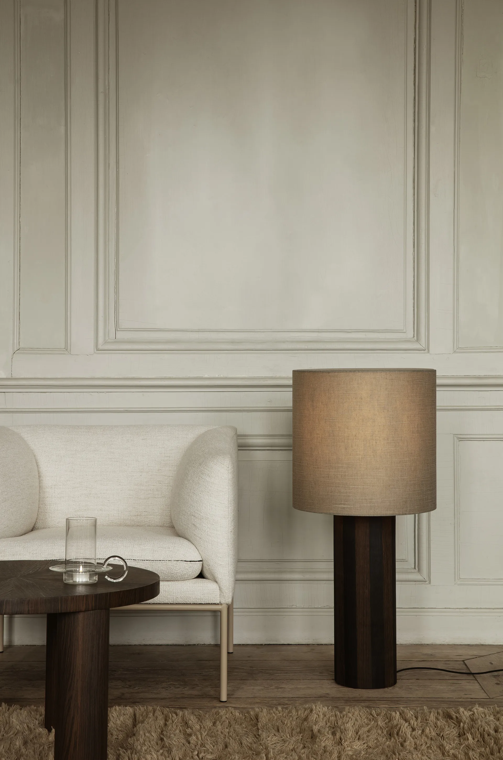 Turn poltrona, Cashmere bouclé off white Ferm Living