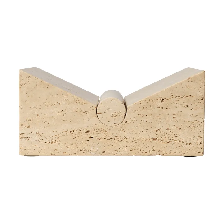 Tvara suporte para livros - Travertine, 22x22 cm - Ferm Living
