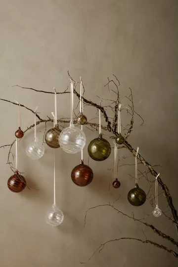 Twirl enfeite de Natal - grande Ø10 cm 4 un. - Multi - Ferm Living