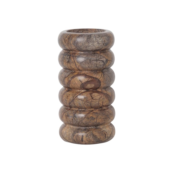 Vaso Bendum, brown marble Ferm Living