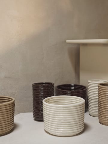 Vaso Corduroy 21 cm - Off white - Ferm Living