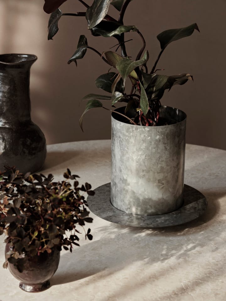 Vaso de flores Auran medium 26,6 cm, Galvanized iron Ferm Living