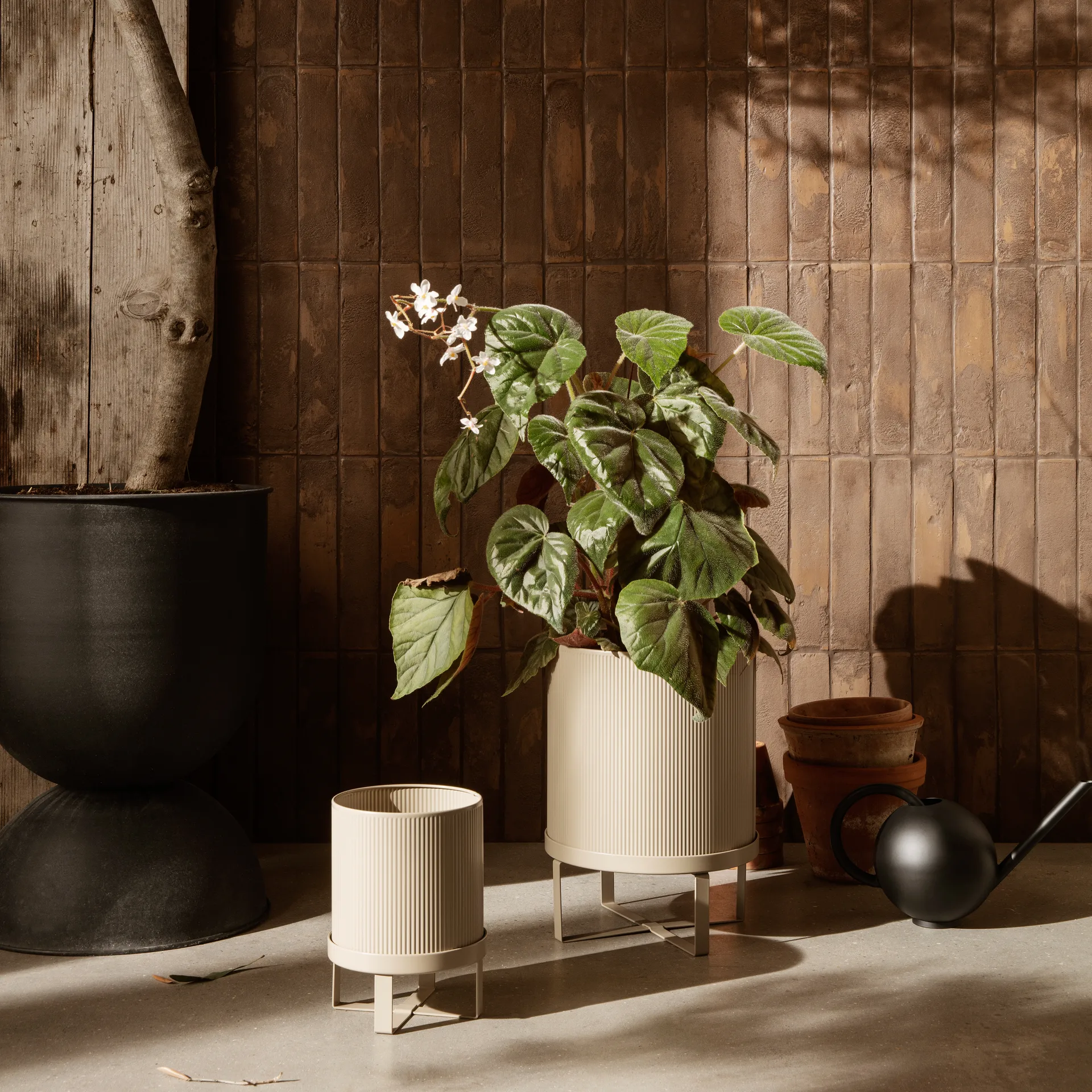 Vaso de flores Bau, grande, cashmere Ferm Living