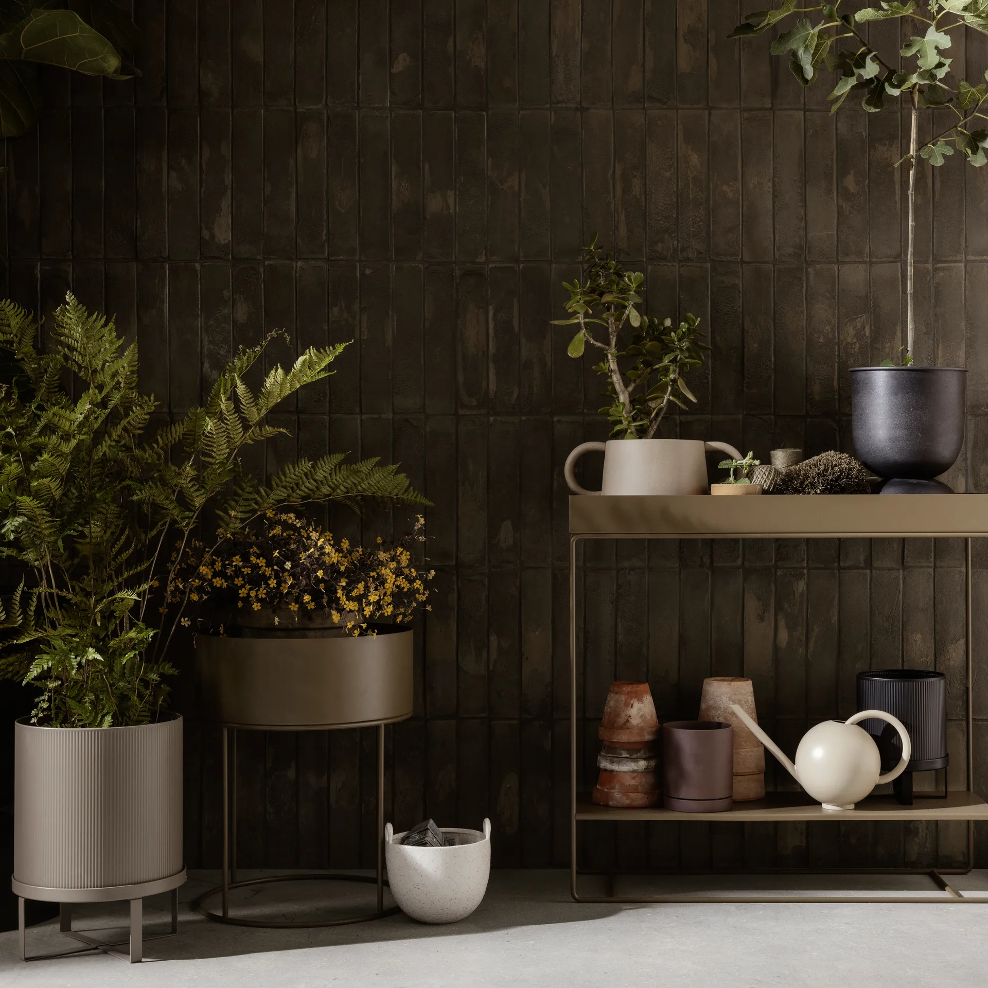 Vaso de flores Bau, grande, cashmere Ferm Living