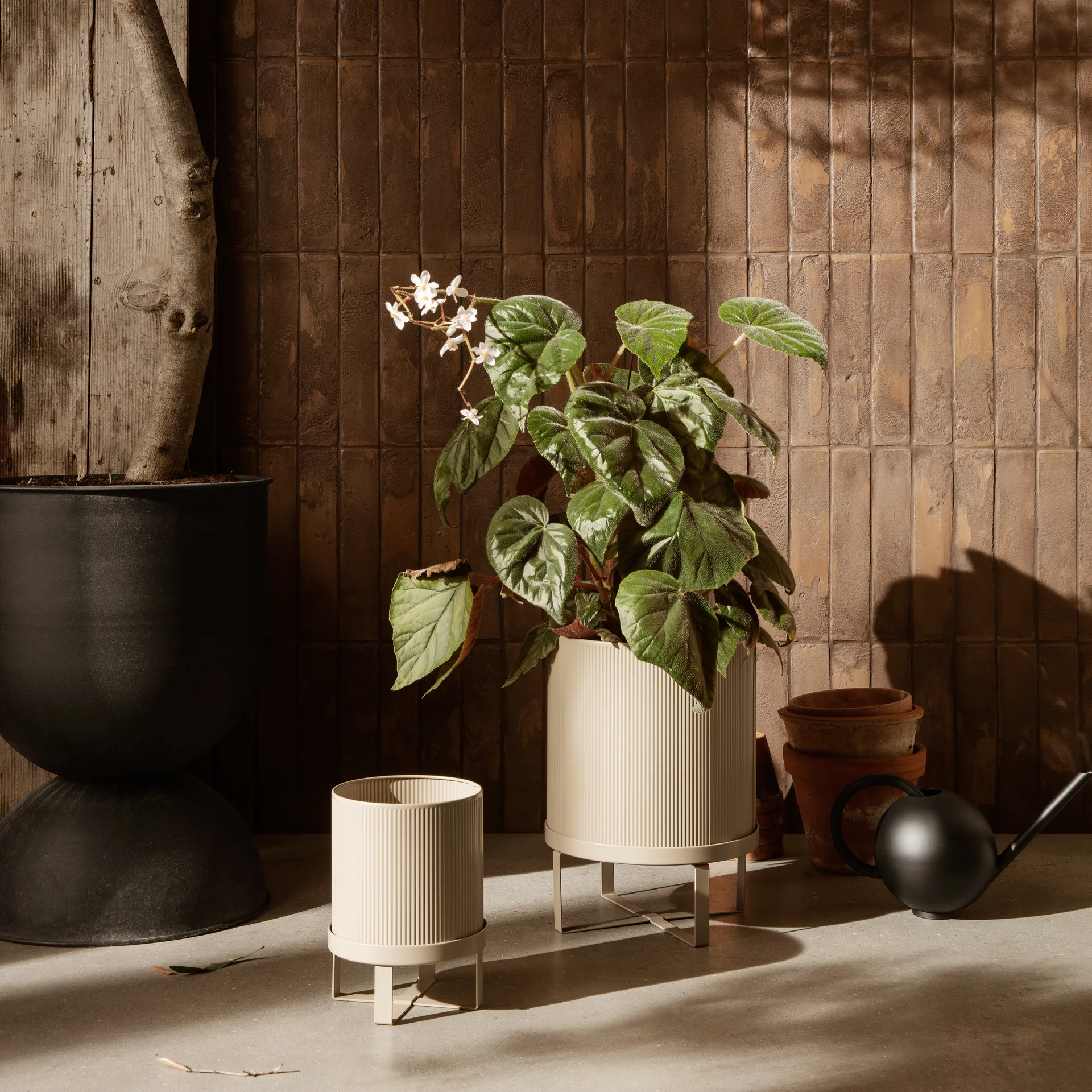 Vaso de flores Bau, pequeno, cashmere Ferm Living