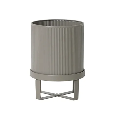 Vaso de flores Bau, pequeno, cinza Ferm Living