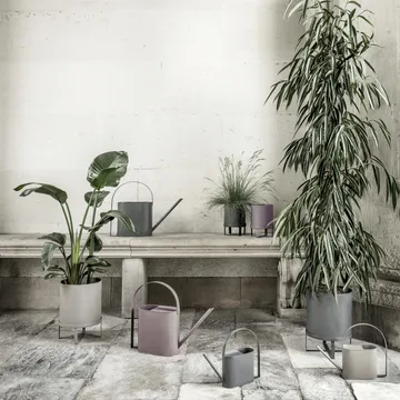 Vaso de flores Bau, pequeno - cinza - Ferm Living