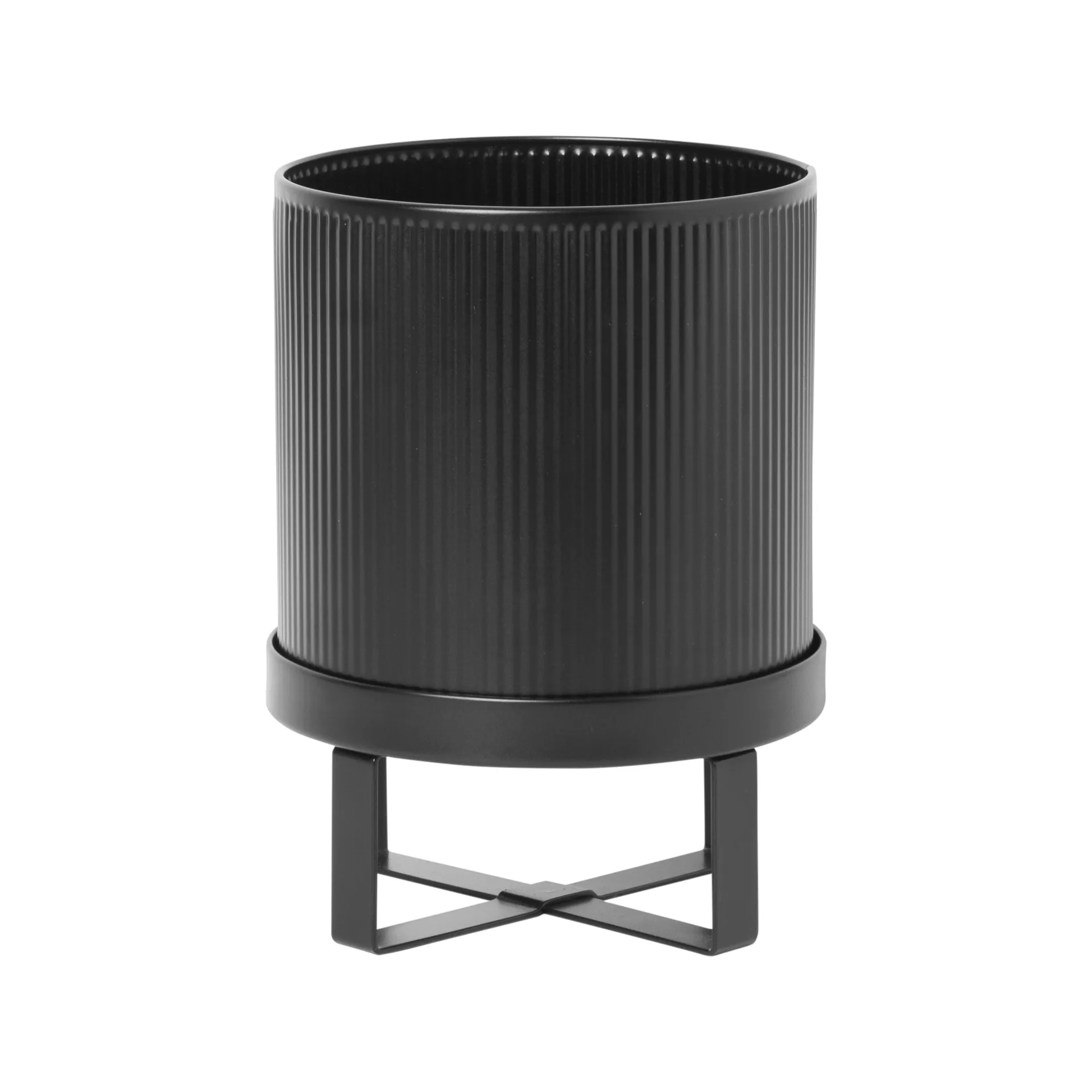 Vaso de flores Bau, pequeno, Preto Ferm Living