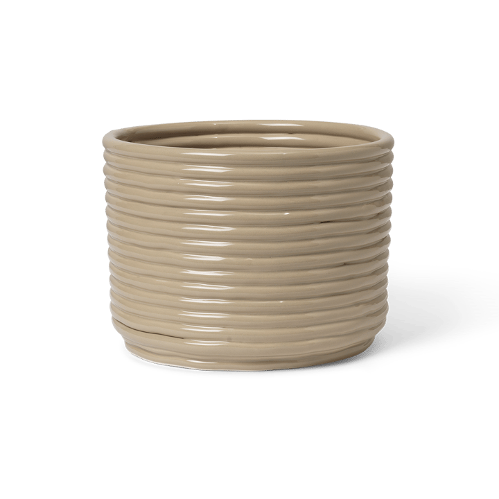 Vaso de flores Corduroy Ø20x15 cm - Cashmere - Ferm Living