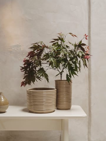 Vaso de flores Corduroy Ø20x15 cm - Cashmere - Ferm Living