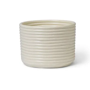 Vaso de flores Corduroy Ø20x15 cm - Off white - Ferm Living