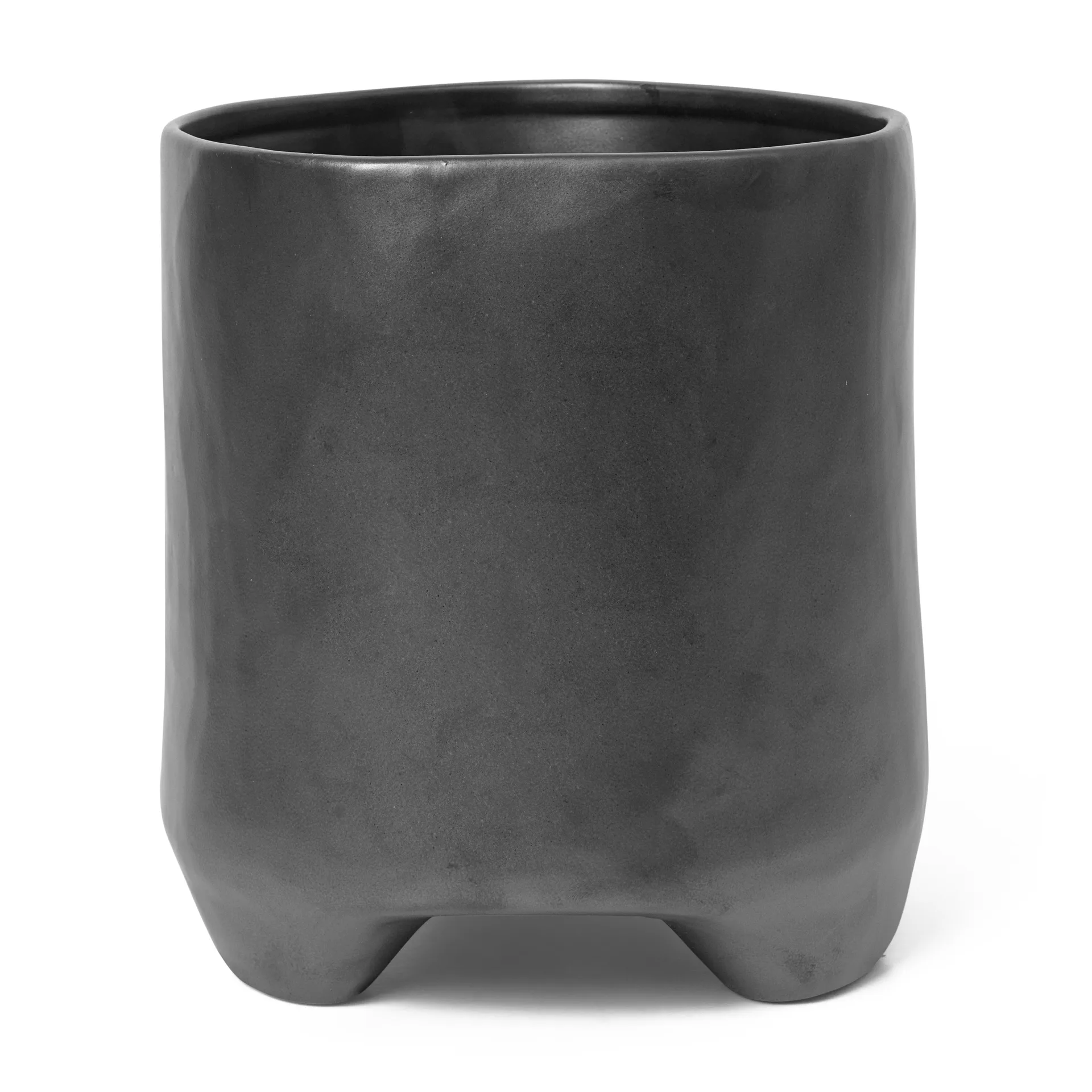 Vaso de flores Esca preto, Ø20 cm Ferm Living