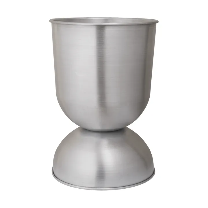 Vaso de flores grande Hourglass - Alumínio - Ferm Living