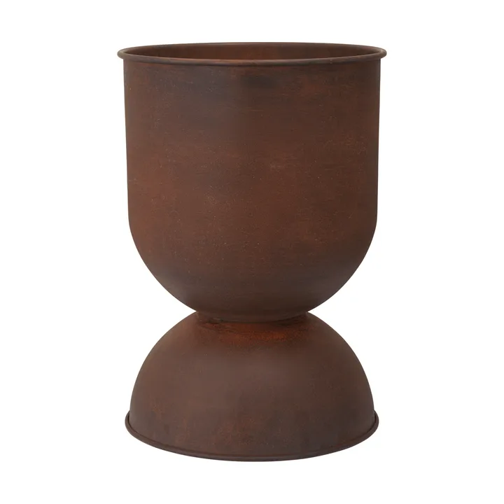 Vaso de flores médio Hourglass Ø40 cm - Ferrugem - Ferm Living