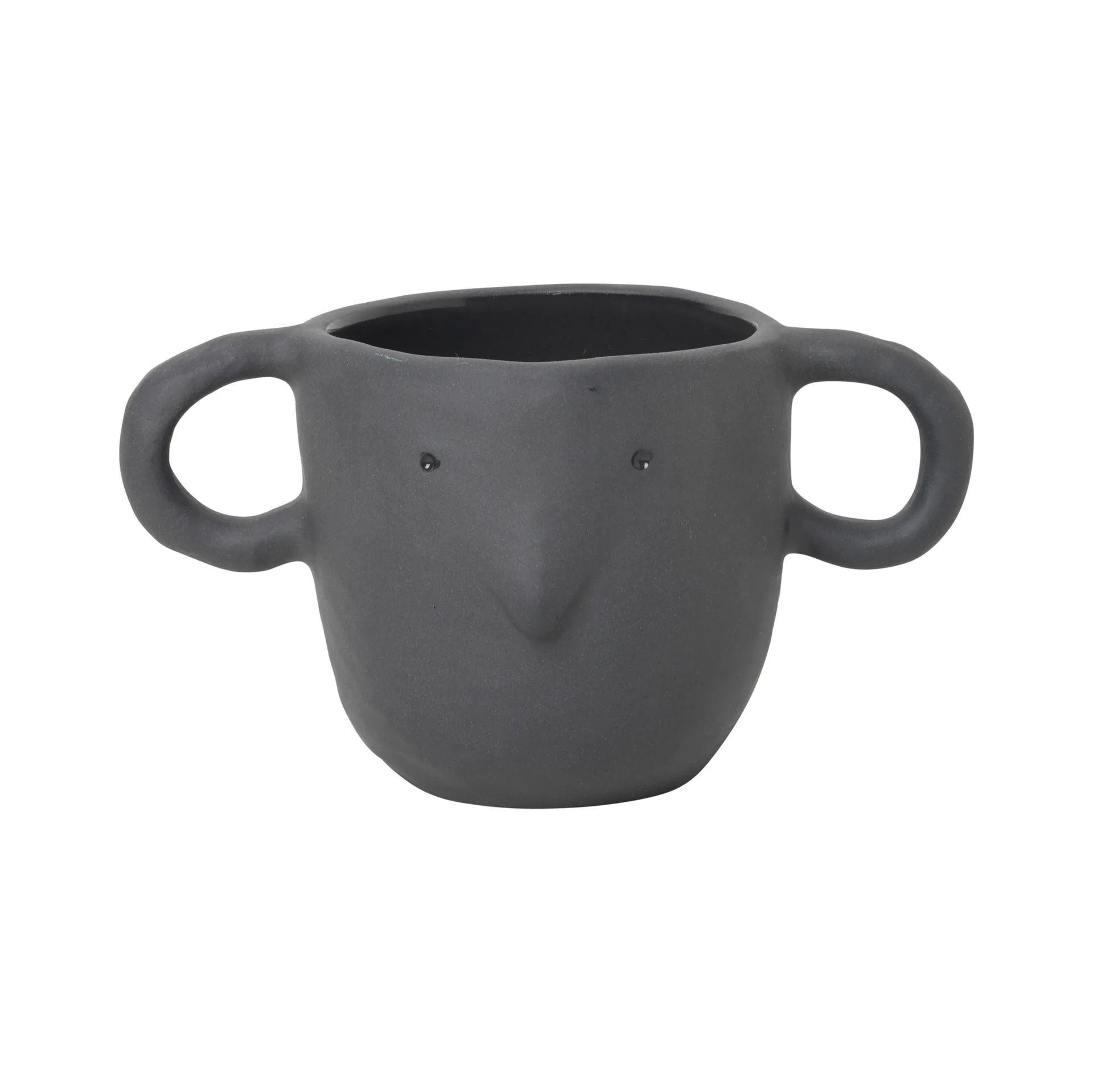 Vaso de flores Mus pequeno , Cinza escuro Ferm Living