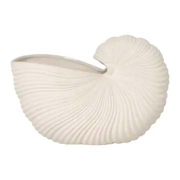 Vaso de flores Shell - Off white, 31x15x21 cm - Ferm Living