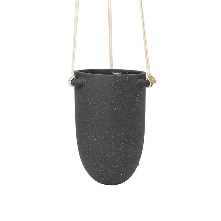 Vaso de flores suspenso Speckle Ø13,5 cm, Cinza escuro Ferm Living