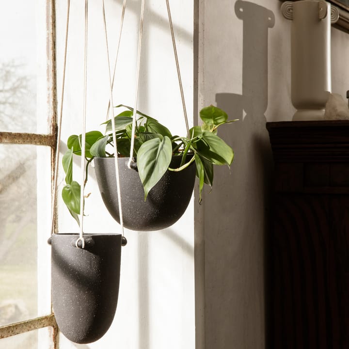 Vaso de flores suspenso Speckle Ø13,5 cm, Cinza escuro Ferm Living