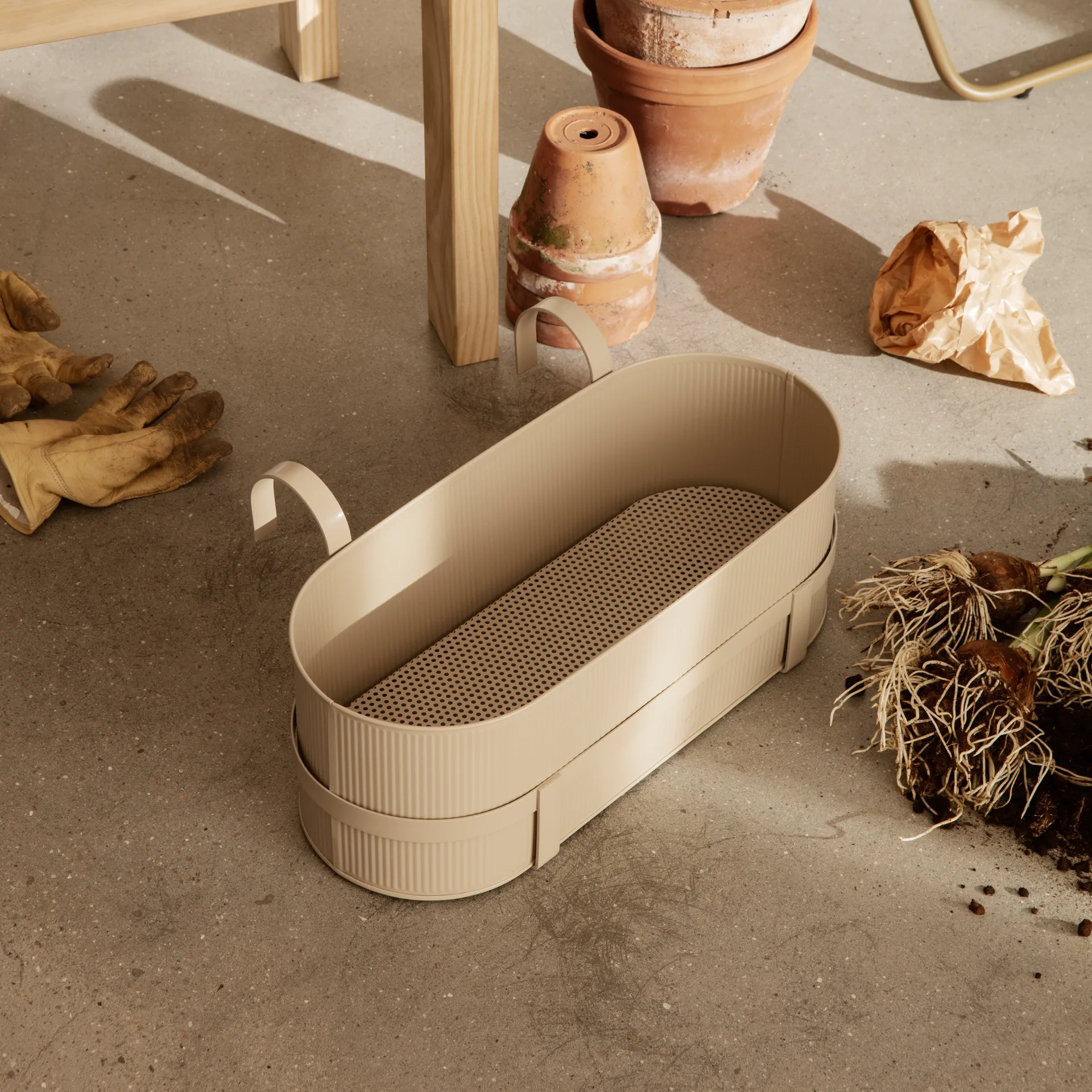 Vaso de varanda Bau, cashmere Ferm Living