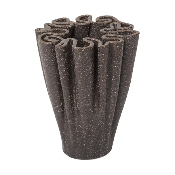 Vaso Dedali 11 cm - Castanho-escuro - Ferm Living