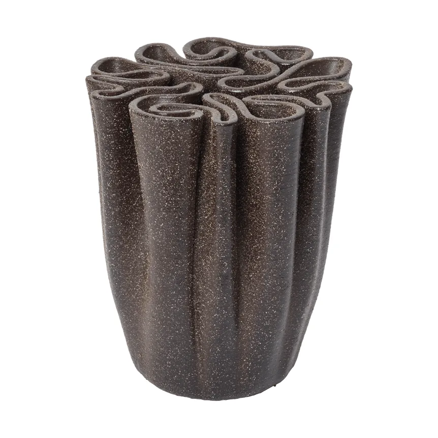 Vaso Dedali 18 cm, Castanho-escuro Ferm Living
