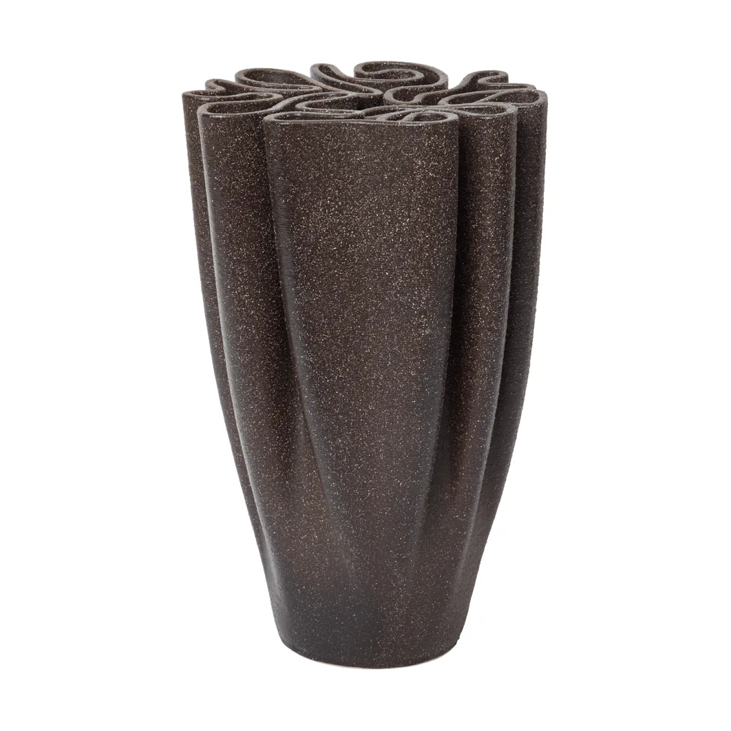 Vaso Dedali 25 cm, Castanho-escuro Ferm Living